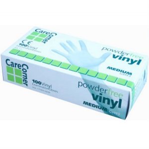 vinyl powder free examination gloves