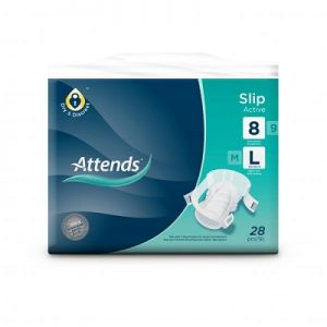 Attends Slip Active Large Incontinence Pads 8
