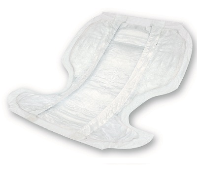 shaped incontinence pad