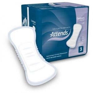 Attends Contour Regular incontinence Pad