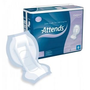 Attends Contour Regular incontinence Pad 6
