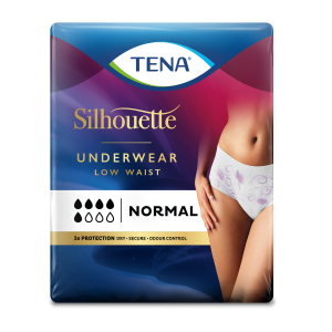 tena silhouette blanc normal large for women